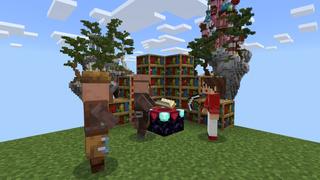 Screenshot of the Minecraft Bedrock Marketplace product OneBlock created by 2-Tail Productions.