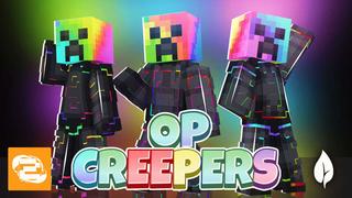 Thumbnail of the Minecraft Bedrock Marketplace product OP Creepers created by 2-Tail Productions.