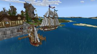 Screenshot of the Minecraft Bedrock Marketplace product Rainbow Lucky Mobs created by 2-Tail Productions.