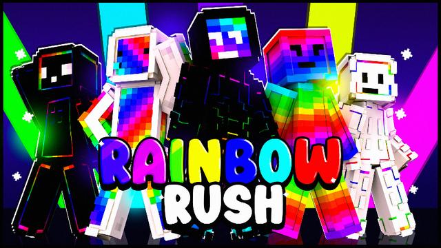 Thumbnail of the Minecraft Bedrock Marketplace product Rainbow Rush created by 2-Tail Productions.