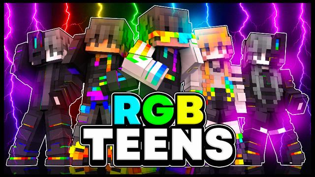 Thumbnail of the Minecraft Bedrock Marketplace product RGB Teens created by 2-Tail Productions.