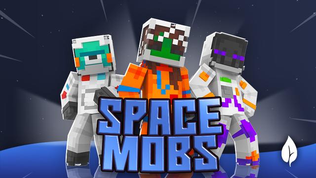 Thumbnail of the Minecraft Bedrock Marketplace product Space Mobs created by 2-Tail Productions.