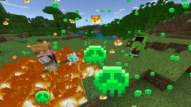 Screenshot of the Minecraft Bedrock Marketplace product Super Wands created by 2-Tail Productions.