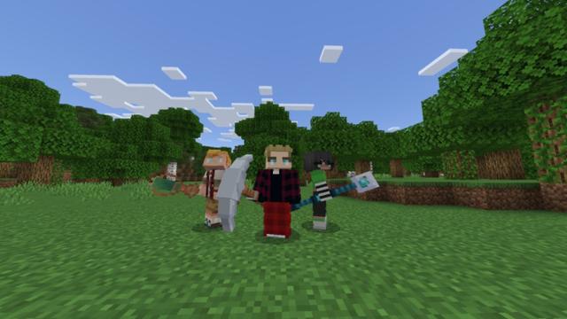 Screenshot of the Minecraft Bedrock Marketplace product Super Wands created by 2-Tail Productions.