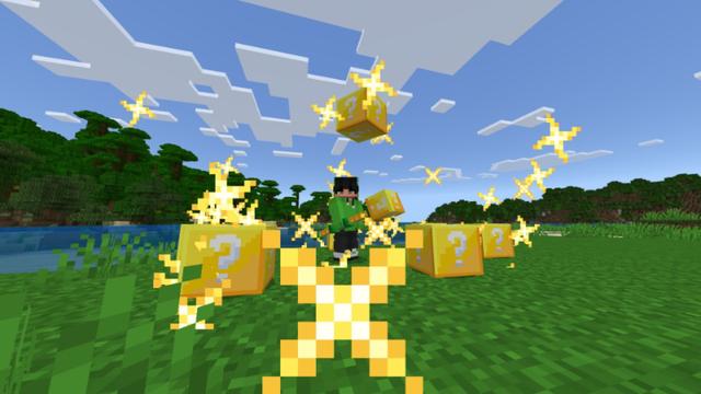 Screenshot of the Minecraft Bedrock Marketplace product Super Wands created by 2-Tail Productions.