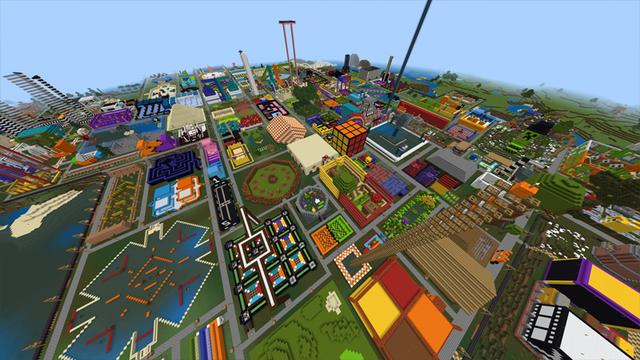 Screenshot of the Minecraft Bedrock Marketplace product Stampy’s Lovely World created by 4J Studios.