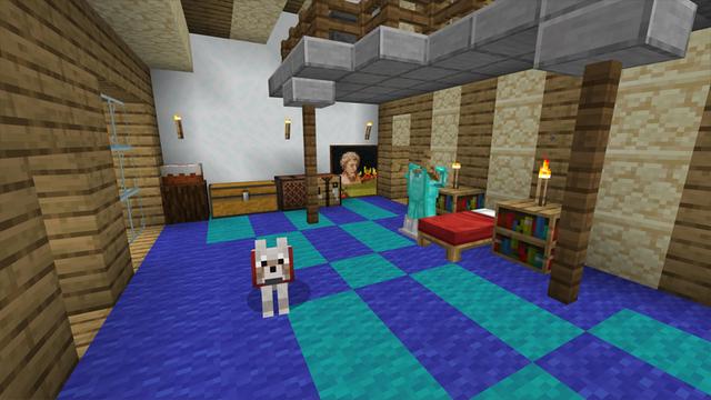 Screenshot of the Minecraft Bedrock Marketplace product Stampy’s Lovely World created by 4J Studios.