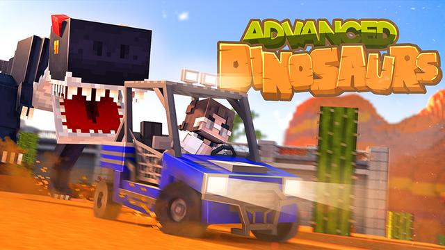 Thumbnail of the Minecraft Bedrock Marketplace product ADVANCED DINOSAURS created by 4KS Studios.