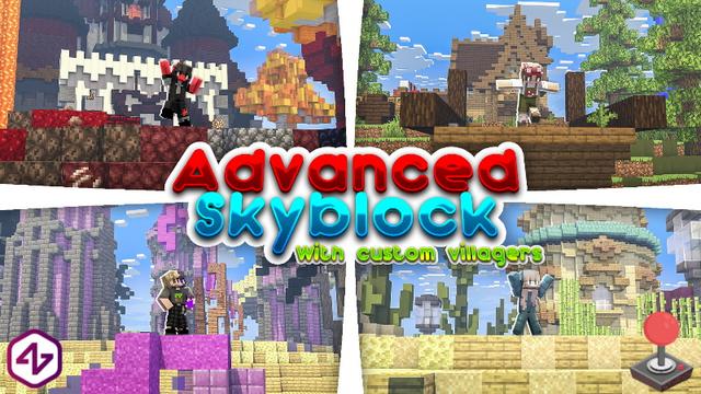 Thumbnail of the Minecraft Bedrock Marketplace product Advanced Skyblock created by 4KS Studios.
