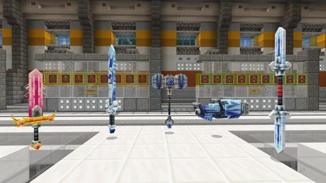 Screenshot of the Minecraft Bedrock Marketplace product ADVANCED WEAPONS RGB created by 4KS Studios.