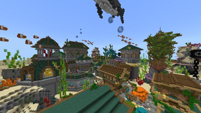 Screenshot of the Minecraft Bedrock Marketplace product Adventure of Atlantis created by 4KS Studios.