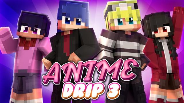 Thumbnail of the Minecraft Bedrock Marketplace product Anime Drip 3 created by 4KS Studios.