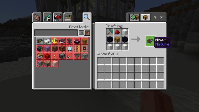 Screenshot of the Minecraft Bedrock Marketplace product Auto Miners created by 4KS Studios.