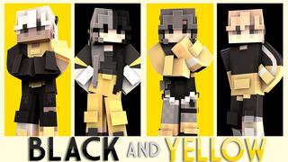 Thumbnail of the Minecraft Bedrock Marketplace product Black and Yellow created by 4KS Studios.