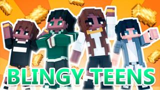 Thumbnail of the Minecraft Bedrock Marketplace product Blingy Teens created by 4KS Studios.