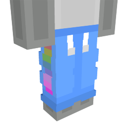 Thumbnail of the Minecraft Bedrock Marketplace product Blue RGB Pants created by 4KS Studios.