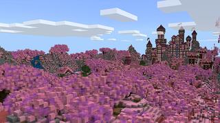 Screenshot of the Minecraft Bedrock Marketplace product Bubblegum City created by 4KS Studios.