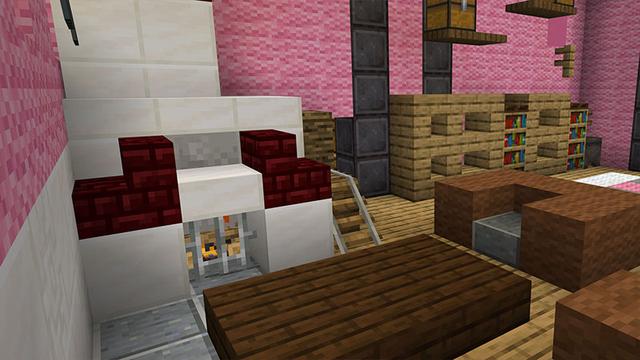 Screenshot of the Minecraft Bedrock Marketplace product Bubblegum City created by 4KS Studios.