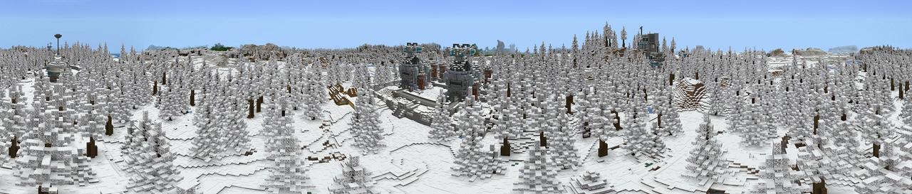 Panorama of the Minecraft Bedrock Marketplace product Bunker Base Busters created by 4KS Studios.