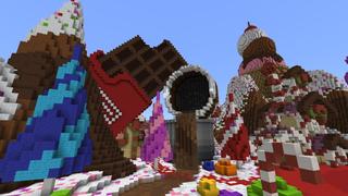 Screenshot of the Minecraft Bedrock Marketplace product Candy Island created by 4KS Studios.