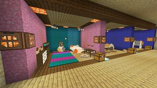 Screenshot of the Minecraft Bedrock Marketplace product Cat Furniture created by 4KS Studios.