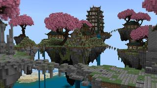 Screenshot of the Minecraft Bedrock Marketplace product Cherry Islands created by 4KS Studios.