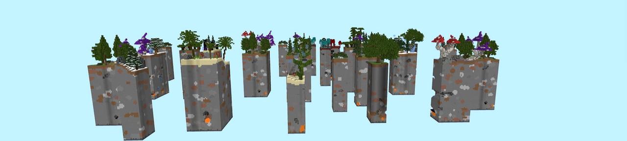 Panorama of the Minecraft Bedrock Marketplace product Chunk Challenge created by 4KS Studios.