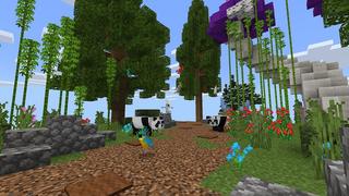 Screenshot of the Minecraft Bedrock Marketplace product Chunk Challenge created by 4KS Studios.