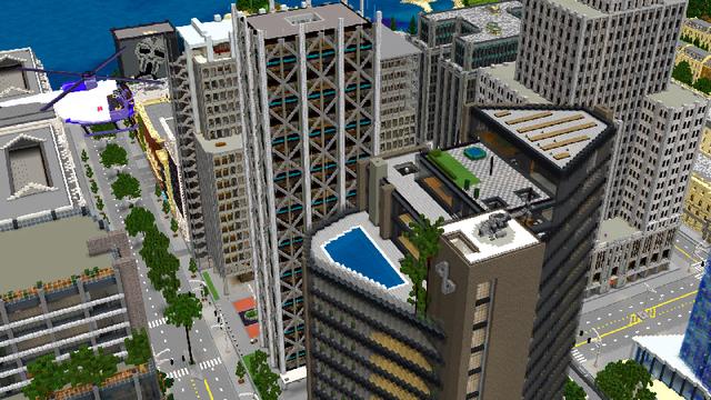 Screenshot of the Minecraft Bedrock Marketplace product City Life created by 4KS Studios.