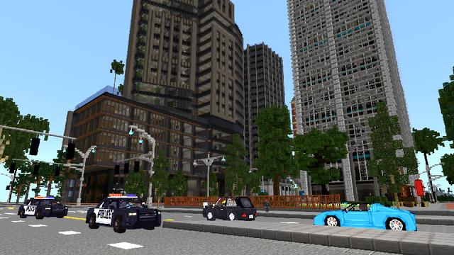 Screenshot of the Minecraft Bedrock Marketplace product City Life created by 4KS Studios.