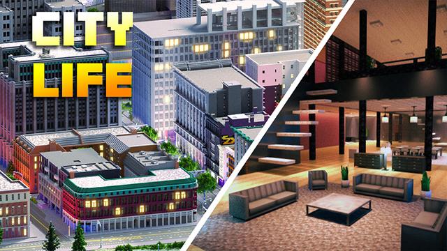 Thumbnail of the Minecraft Bedrock Marketplace product City Life created by 4KS Studios.