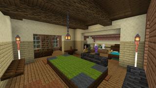Screenshot of the Minecraft Bedrock Marketplace product Cozy Mansions created by 4KS Studios.