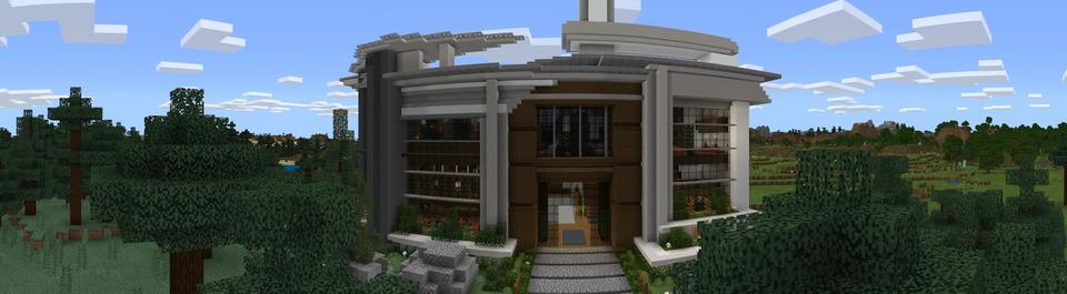 Panorama of the Minecraft Bedrock Marketplace product Craftable Bases created by 4KS Studios.
