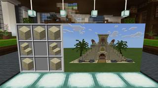 Screenshot of the Minecraft Bedrock Marketplace product Craftable Bases created by 4KS Studios.