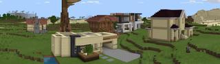 Panorama of the Minecraft Bedrock Marketplace product Craftable Houses created by 4KS Studios.