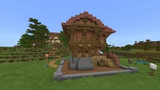 Screenshot of the Minecraft Bedrock Marketplace product Craftable Houses created by 4KS Studios.