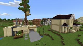 Screenshot of the Minecraft Bedrock Marketplace product Craftable Houses created by 4KS Studios.