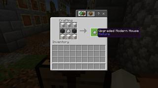 Screenshot of the Minecraft Bedrock Marketplace product Craftable Houses created by 4KS Studios.