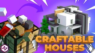 Thumbnail of the Minecraft Bedrock Marketplace product Craftable Houses created by 4KS Studios.