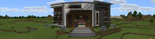 Panorama of the Minecraft Bedrock Marketplace product Craftable Millionaire Mansions created by 4KS Studios.