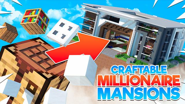 Thumbnail of the Minecraft Bedrock Marketplace product Mansões Milionárias Artesanais created by 4KS Studios.