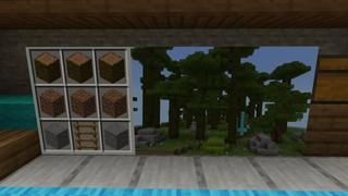 Screenshot of the Minecraft Bedrock Marketplace product Craftable Secret Bases created by 4KS Studios.