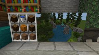 Screenshot of the Minecraft Bedrock Marketplace product Craftable Secret Bases created by 4KS Studios.