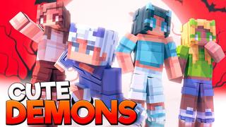 Thumbnail of the Minecraft Bedrock Marketplace product Cute Demons created by 4KS Studios.