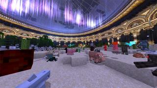 Screenshot of the Minecraft Bedrock Marketplace product DAMAGE = RANDOM MOBS created by 4KS Studios.