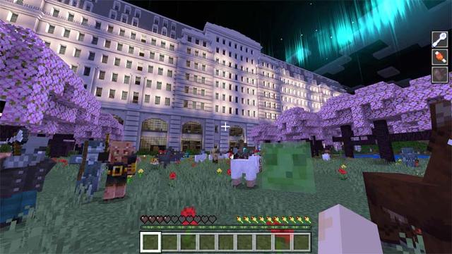 Screenshot of the Minecraft Bedrock Marketplace product DAMAGE = RANDOM MOBS created by 4KS Studios.