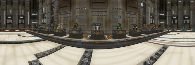 Panorama of the Minecraft Bedrock Marketplace product Defense Labs created by 4KS Studios.