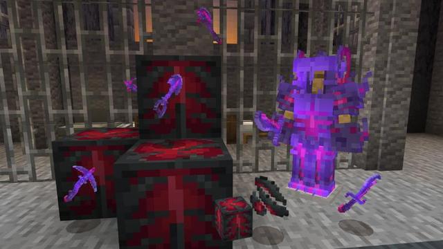 Screenshot of the Minecraft Bedrock Marketplace product Demon Tools created by 4KS Studios.