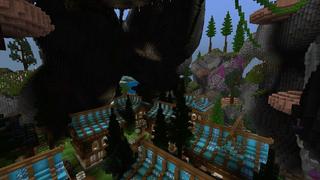 Screenshot of the Minecraft Bedrock Marketplace product Dragon Cave created by 4KS Studios.