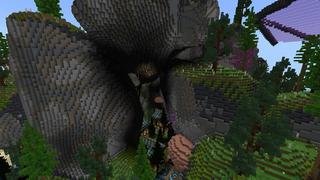 Screenshot of the Minecraft Bedrock Marketplace product Dragon Cave created by 4KS Studios.